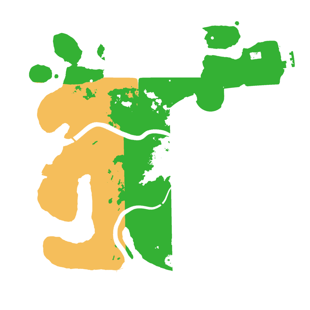 Biome Rust Map: Procedural Map, Size: 3000, Seed: 1004615874