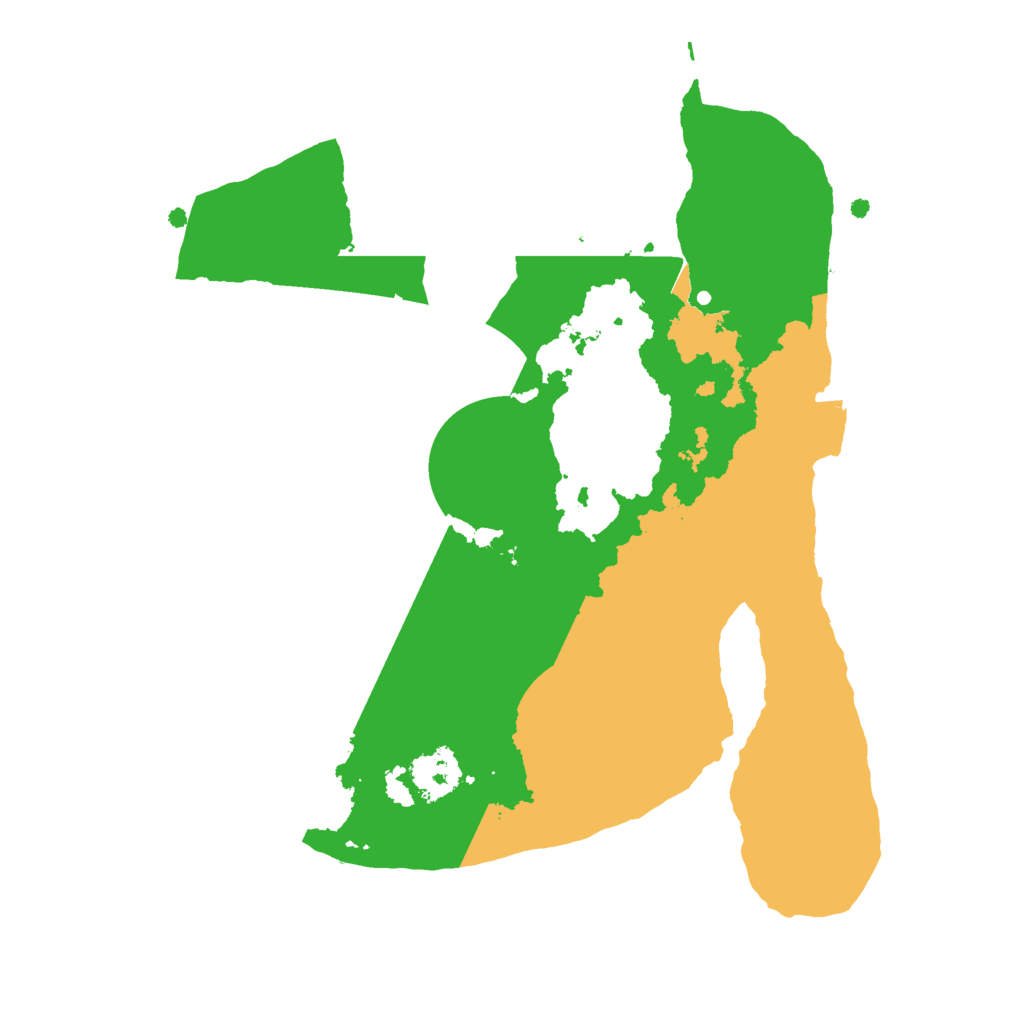 Biome Rust Map: Procedural Map, Size: 2150, Seed: 39281