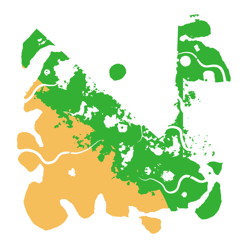 Biome Rust Map: Procedural Map, Size: 4096, Seed: 86162