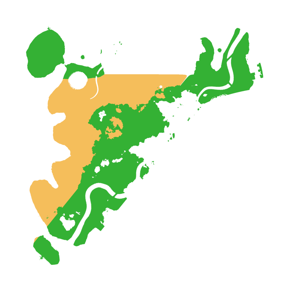 Biome Rust Map: Procedural Map, Size: 3000, Seed: 215635614