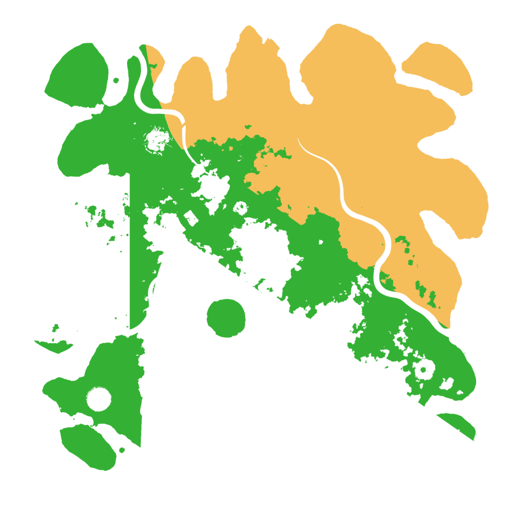 Biome Rust Map: Procedural Map, Size: 3800, Seed: 95715