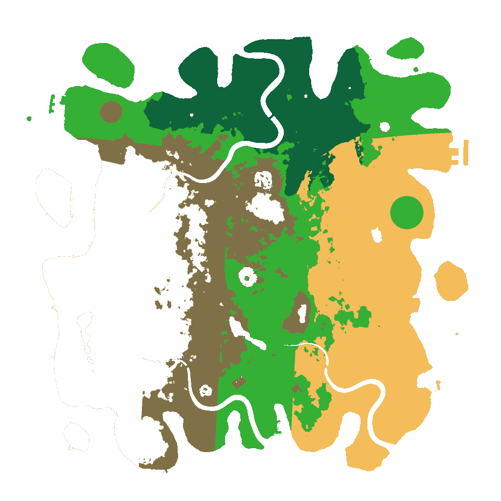 Biome Rust Map: Procedural Map, Size: 4000, Seed: 96915