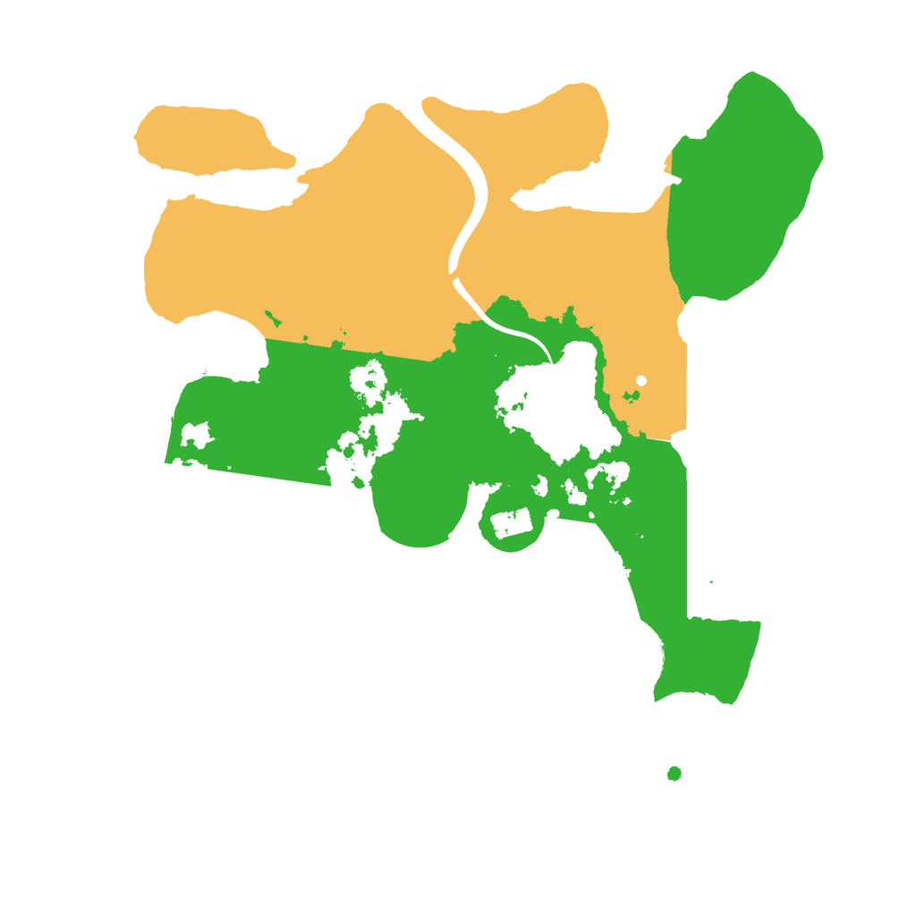 Biome Rust Map: Procedural Map, Size: 2550, Seed: 177777