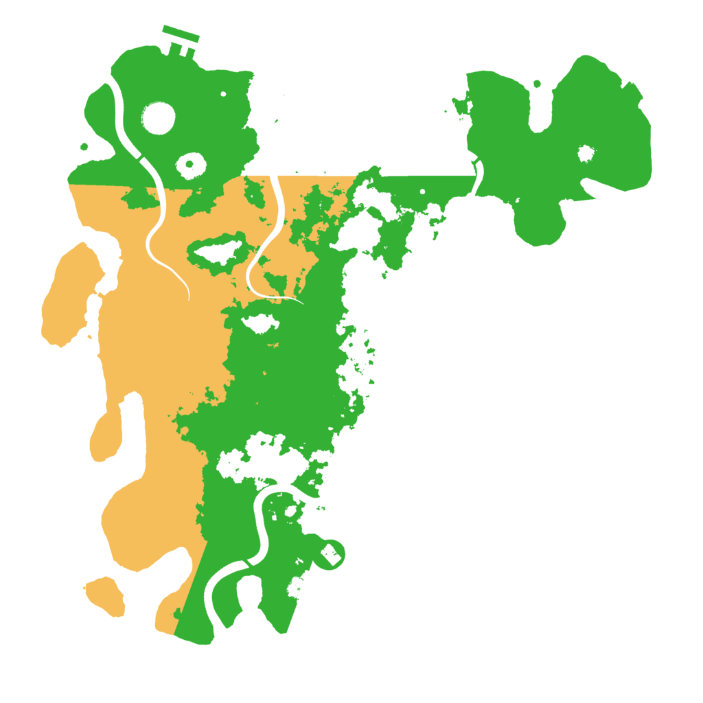 Biome Rust Map: Procedural Map, Size: 3800, Seed: 486981