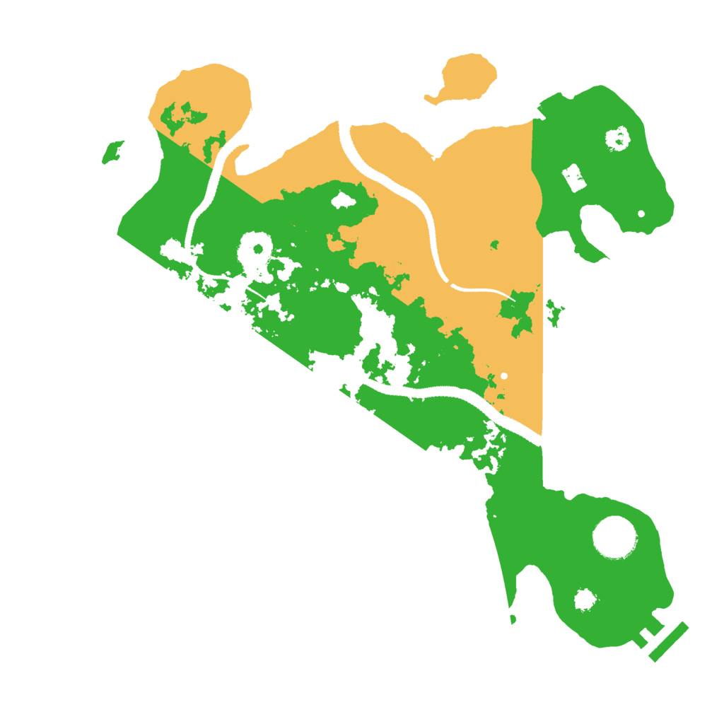 Biome Rust Map: Procedural Map, Size: 3000, Seed: 87555