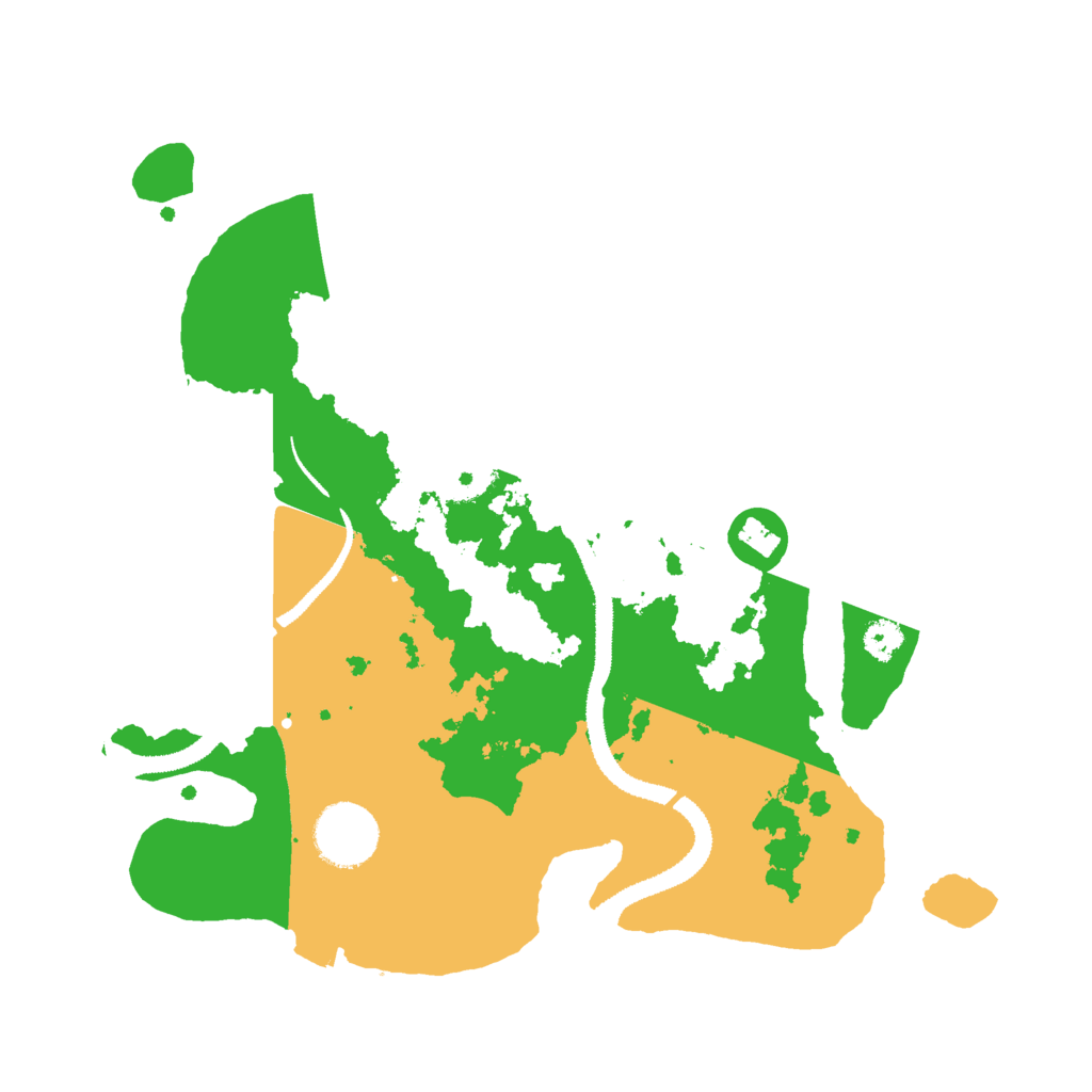 Biome Rust Map: Procedural Map, Size: 3000, Seed: 27664