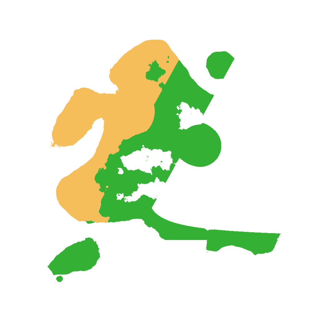 Biome Rust Map: Procedural Map, Size: 2000, Seed: 5489545