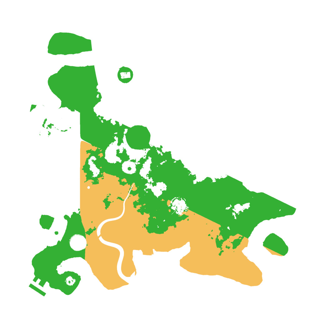 Biome Rust Map: Procedural Map, Size: 3500, Seed: 204270486