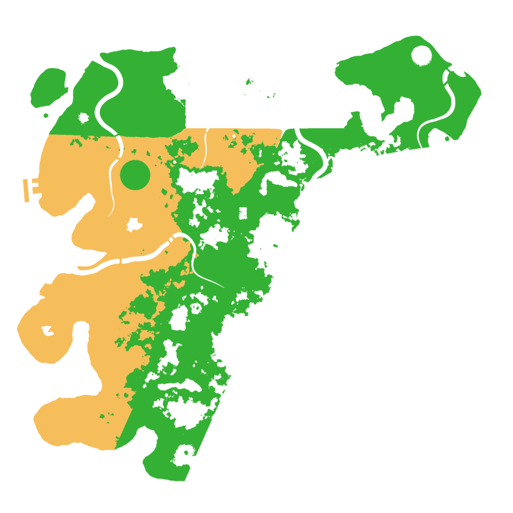 Biome Rust Map: Procedural Map, Size: 4500, Seed: 687305368