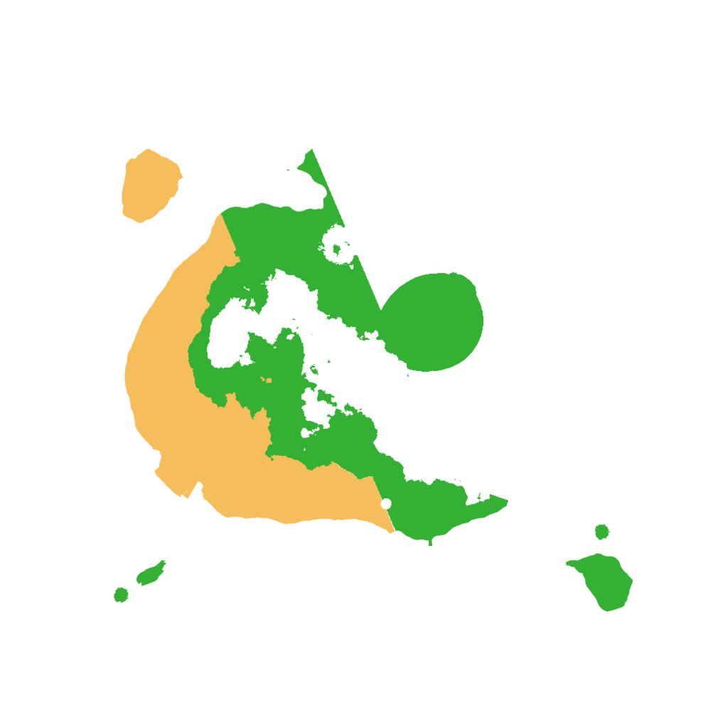 Biome Rust Map: Procedural Map, Size: 2000, Seed: 20778