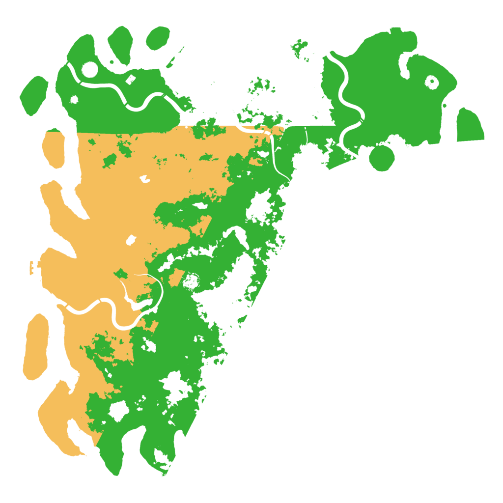 Biome Rust Map: Procedural Map, Size: 5500, Seed: 806389130