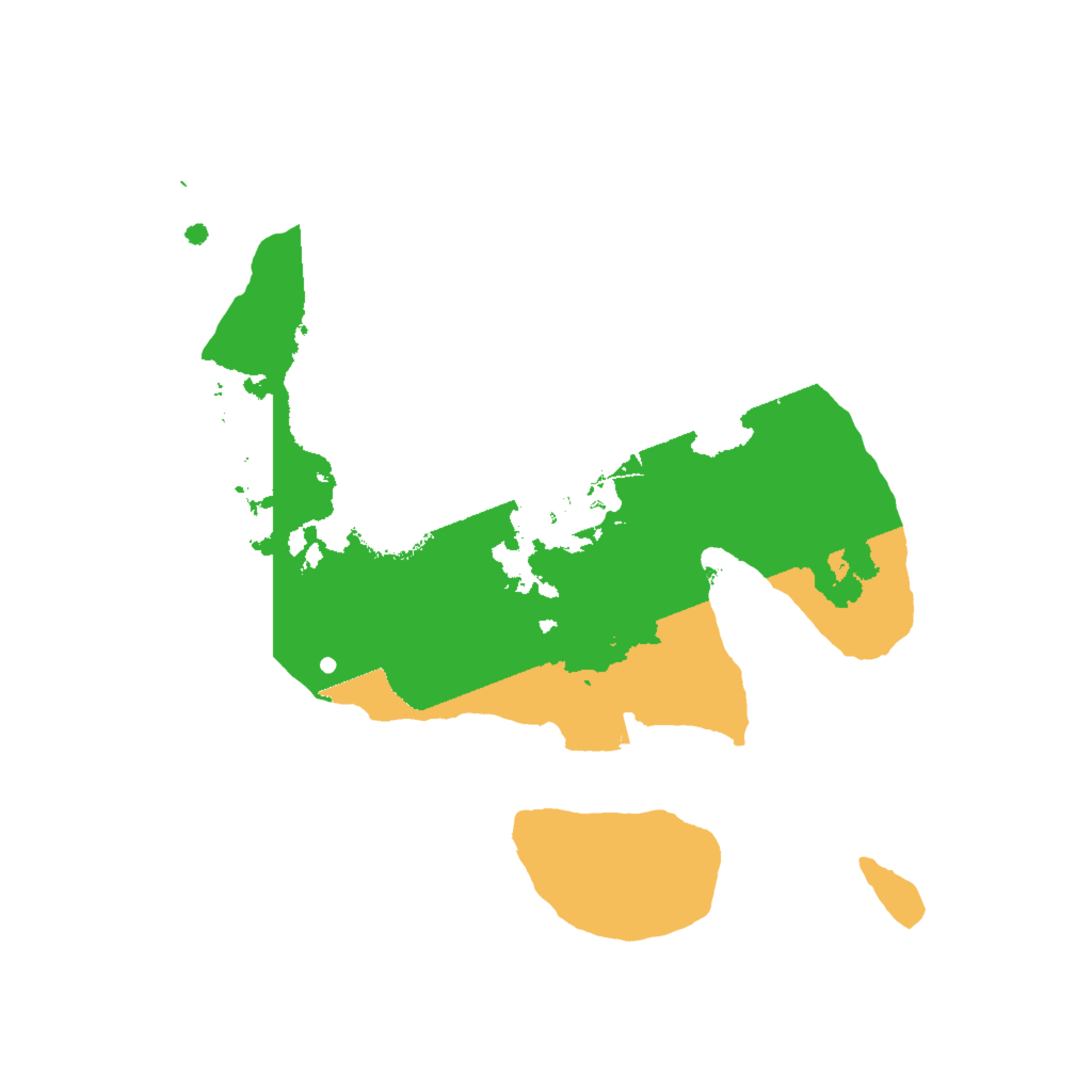 Biome Rust Map: Procedural Map, Size: 2000, Seed: 20779