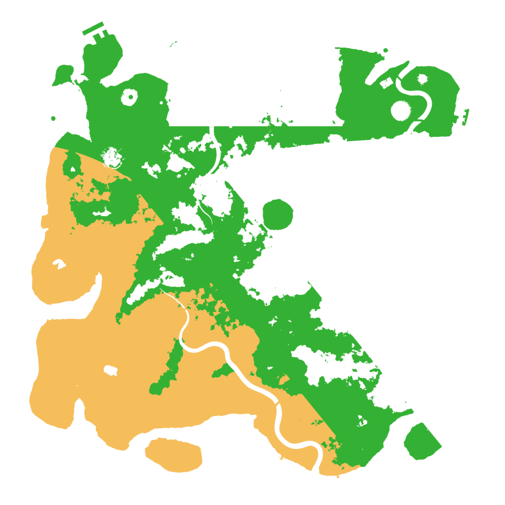 Biome Rust Map: Procedural Map, Size: 4500, Seed: 1663870749