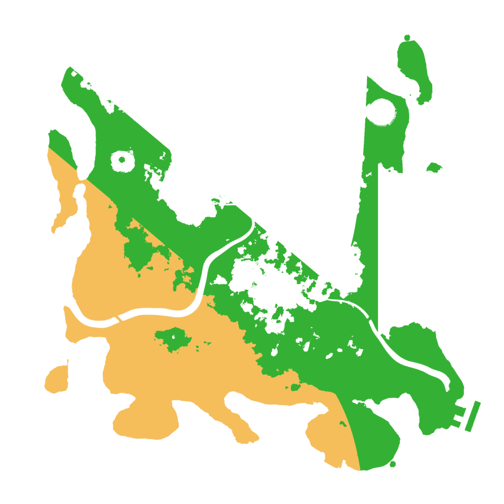 Biome Rust Map: Procedural Map, Size: 3250, Seed: 608171127