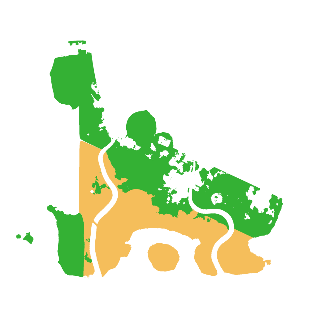 Biome Rust Map: Procedural Map, Size: 2800, Seed: 7482