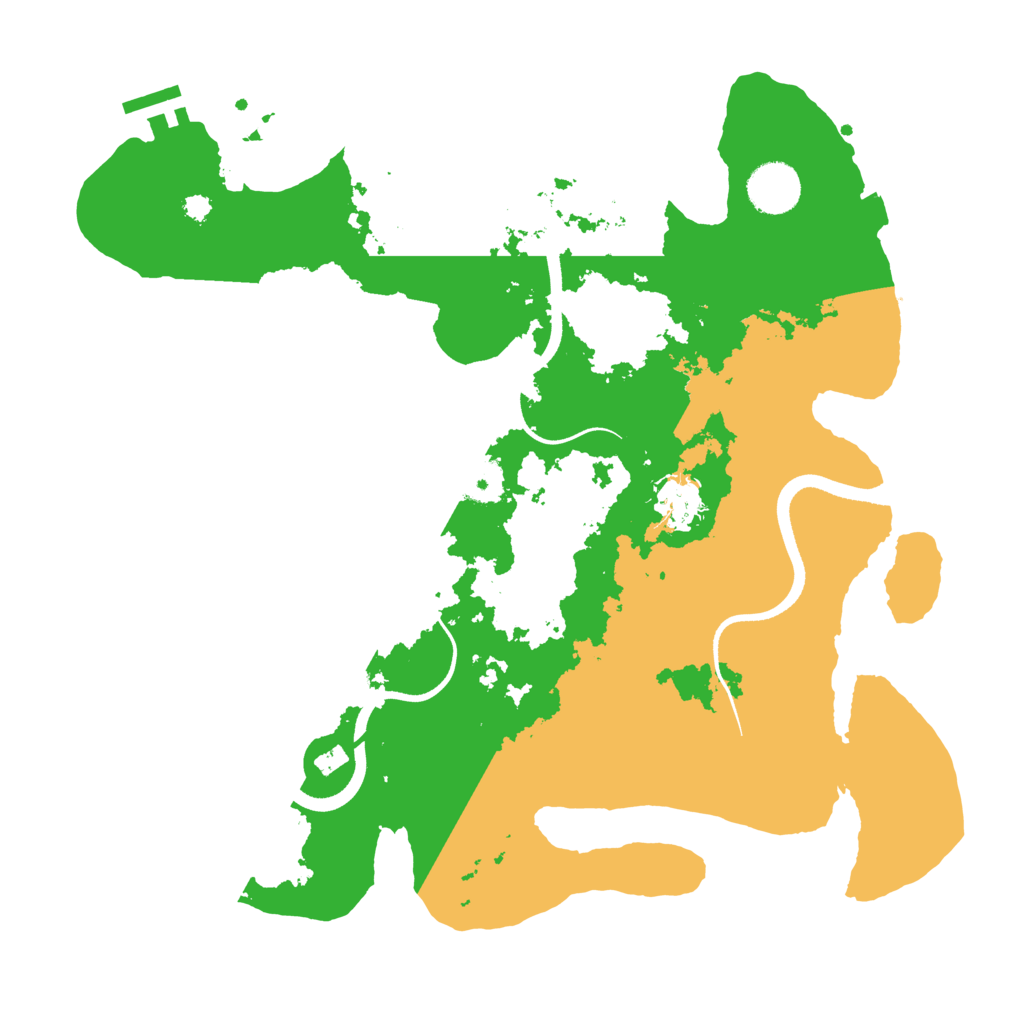 Biome Rust Map: Procedural Map, Size: 3500, Seed: 169797204