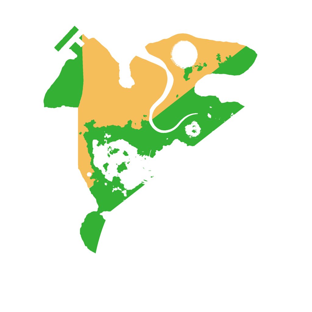 Biome Rust Map: Procedural Map, Size: 2100, Seed: 19827436