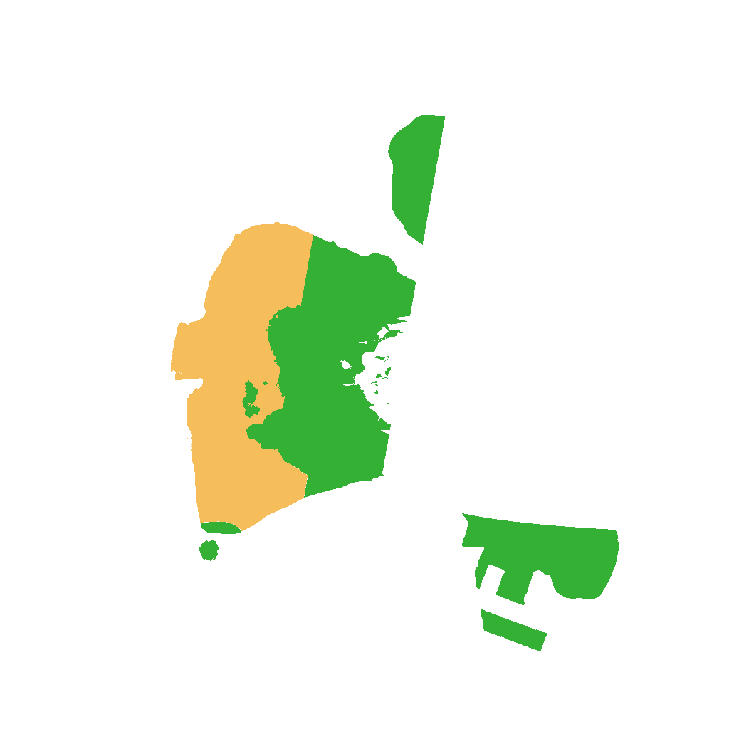 Biome Rust Map: Procedural Map, Size: 1500, Seed: 8000