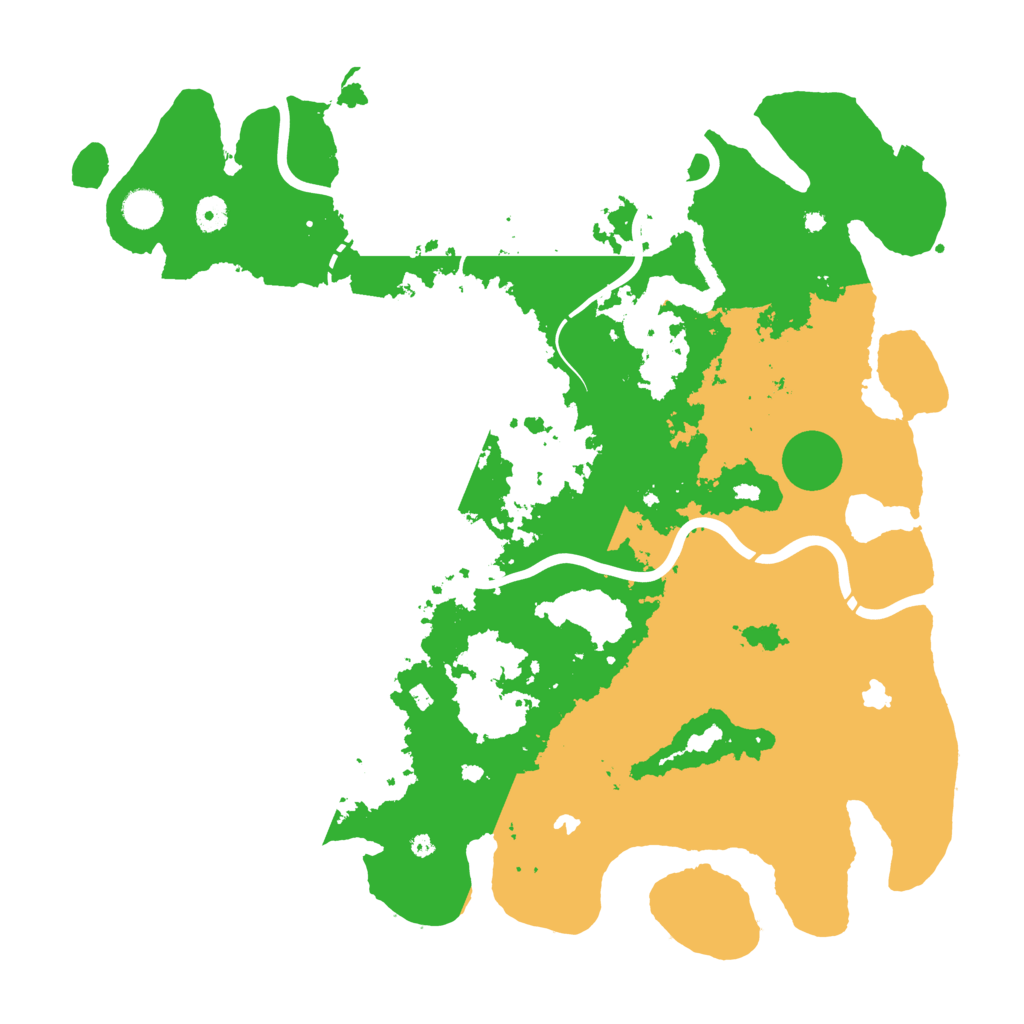 Biome Rust Map: Procedural Map, Size: 4500, Seed: 95206596