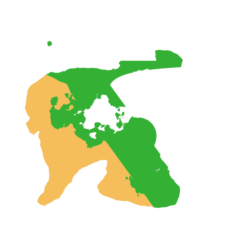 Biome Rust Map: Procedural Map, Size: 2000, Seed: 625