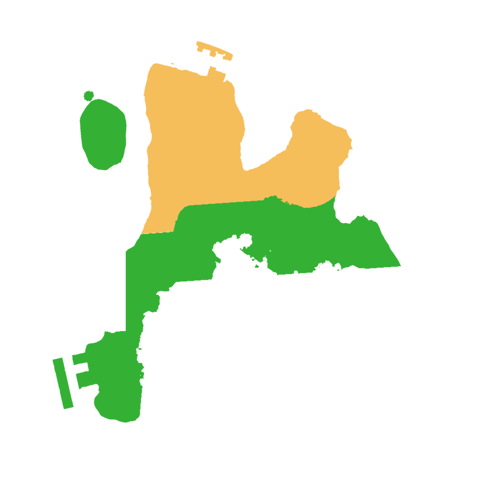 Biome Rust Map: Procedural Map, Size: 2000, Seed: 1594908304