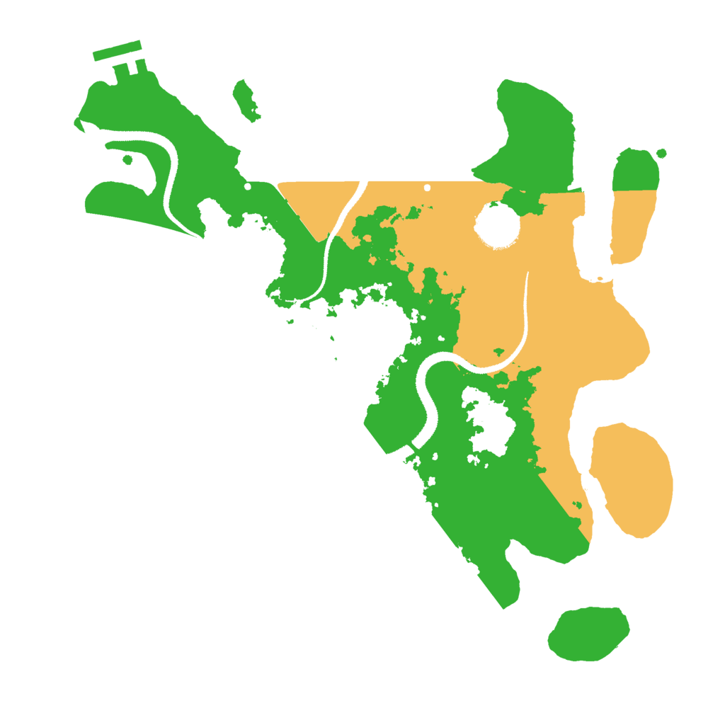 Biome Rust Map: Procedural Map, Size: 3000, Seed: 9604175