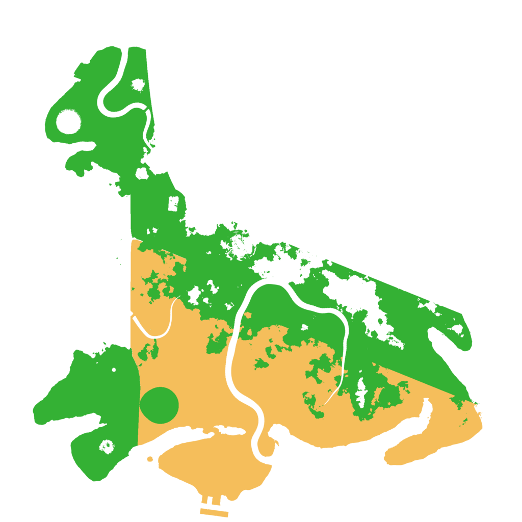 Biome Rust Map: Procedural Map, Size: 3750, Seed: 252420437