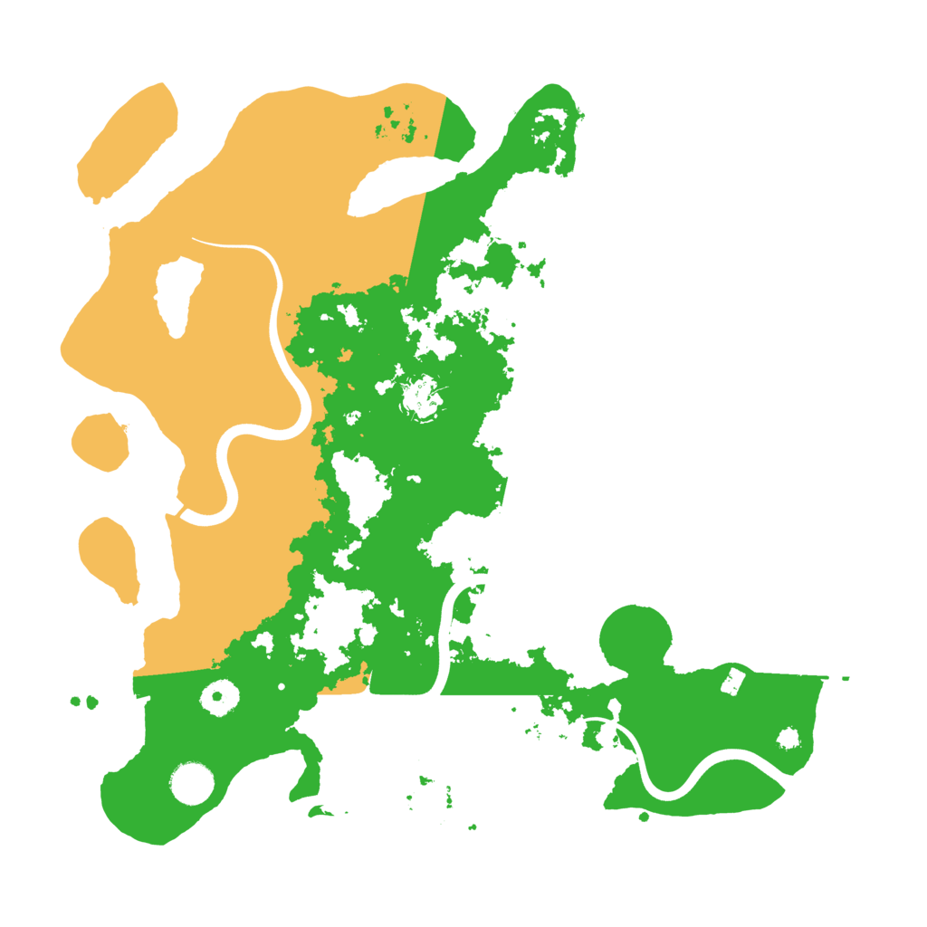 Biome Rust Map: Procedural Map, Size: 3806, Seed: 132670