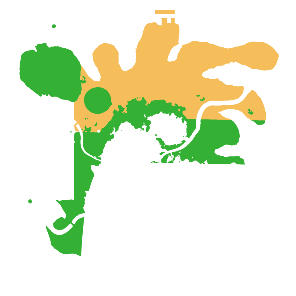 Biome Rust Map: Procedural Map, Size: 3000, Seed: 30673942