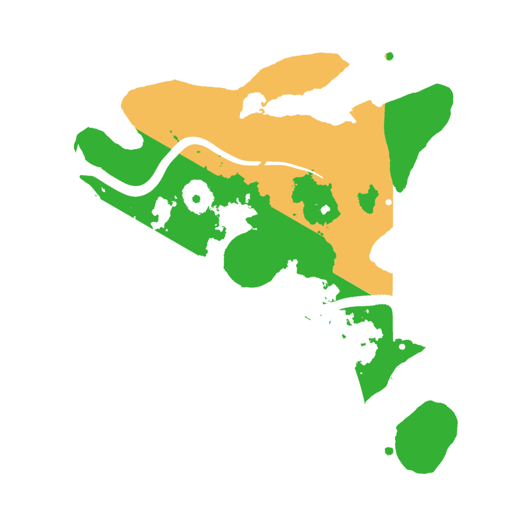 Biome Rust Map: Procedural Map, Size: 2500, Seed: 2108832671