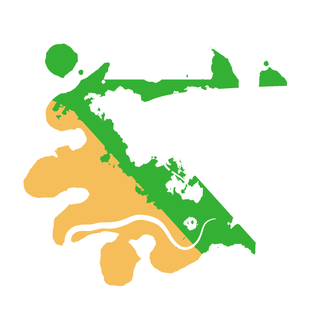 Biome Rust Map: Procedural Map, Size: 2500, Seed: 254022062