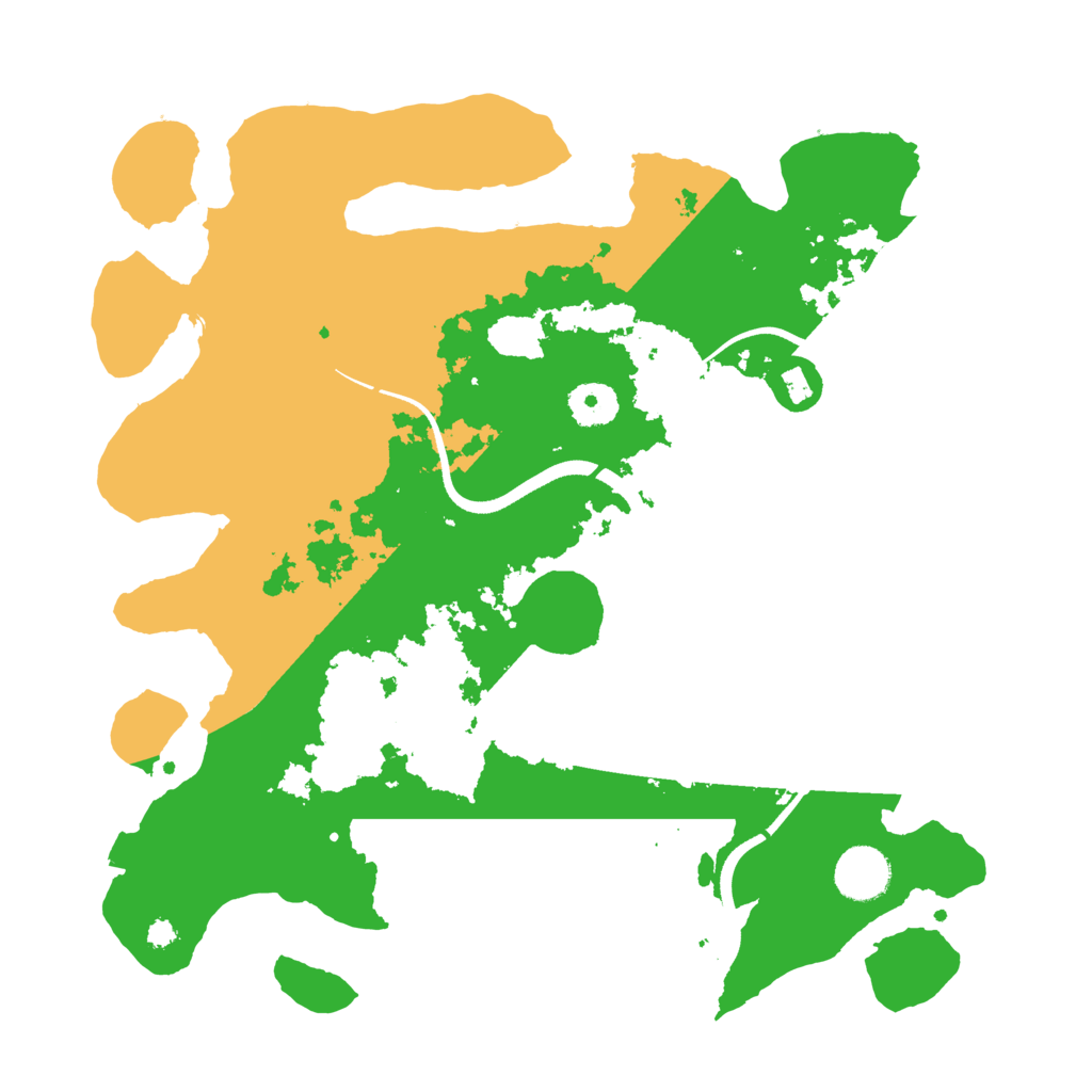 Biome Rust Map: Procedural Map, Size: 3500, Seed: 1973936647