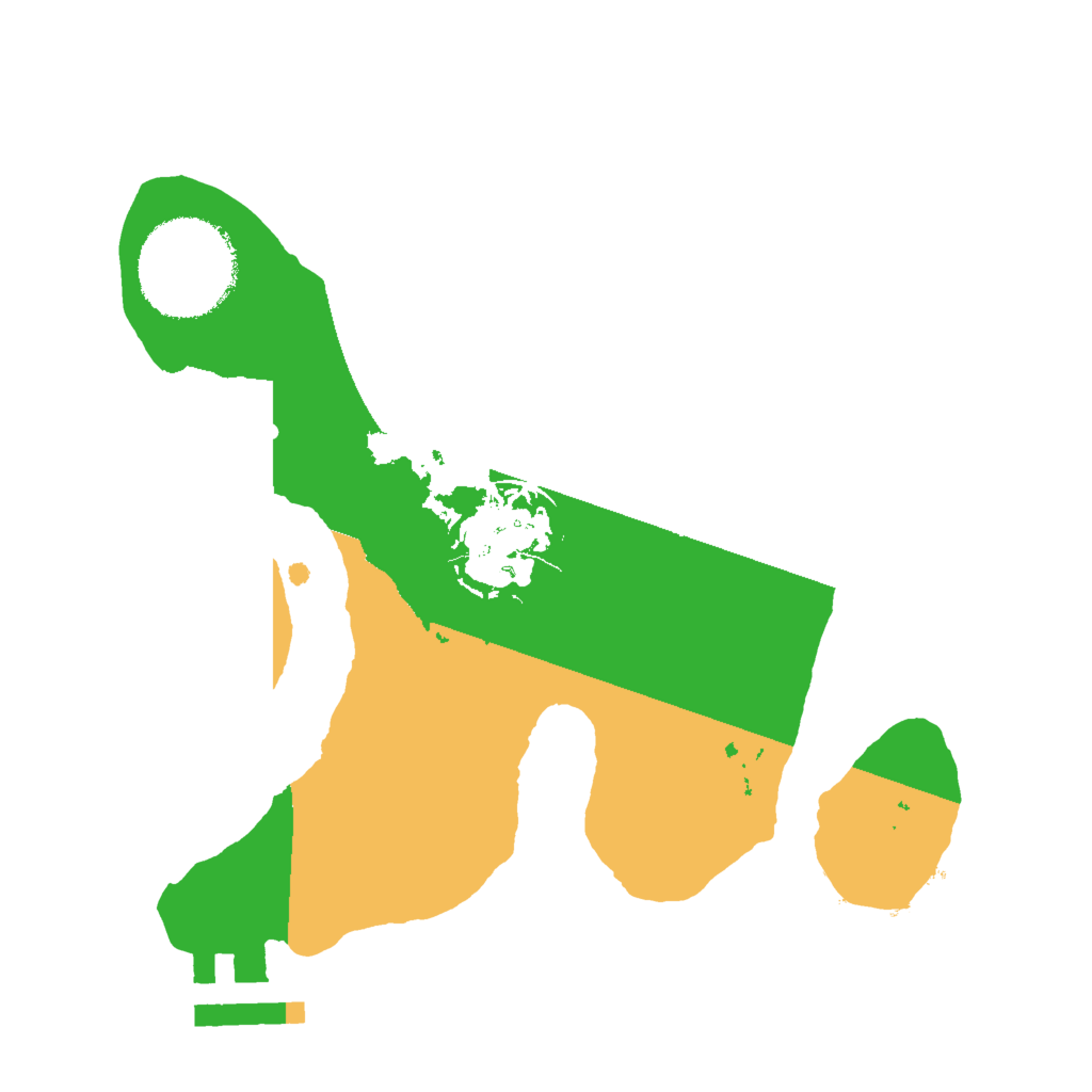 Biome Rust Map: Procedural Map, Size: 2000, Seed: 2071599505