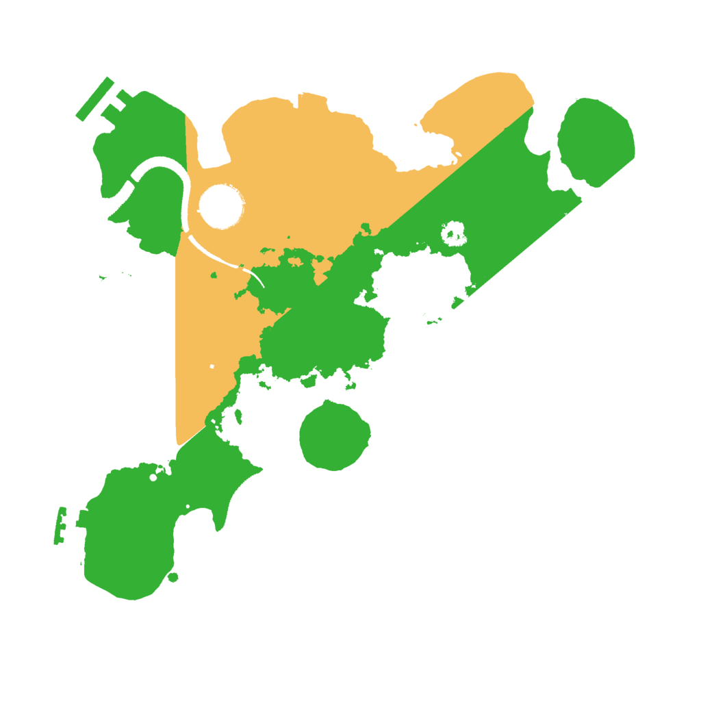 Biome Rust Map: Procedural Map, Size: 2800, Seed: 24377314