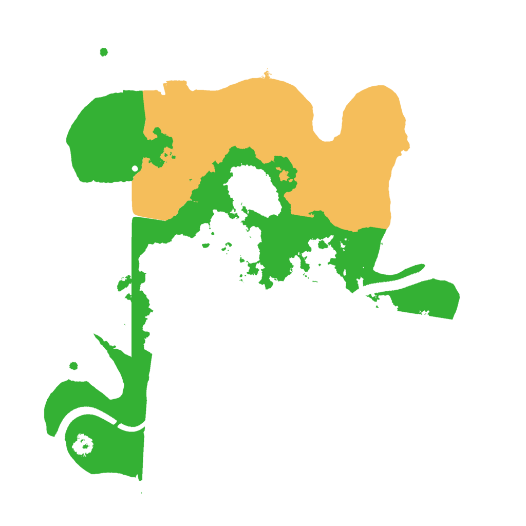 Biome Rust Map: Procedural Map, Size: 2600, Seed: 21193