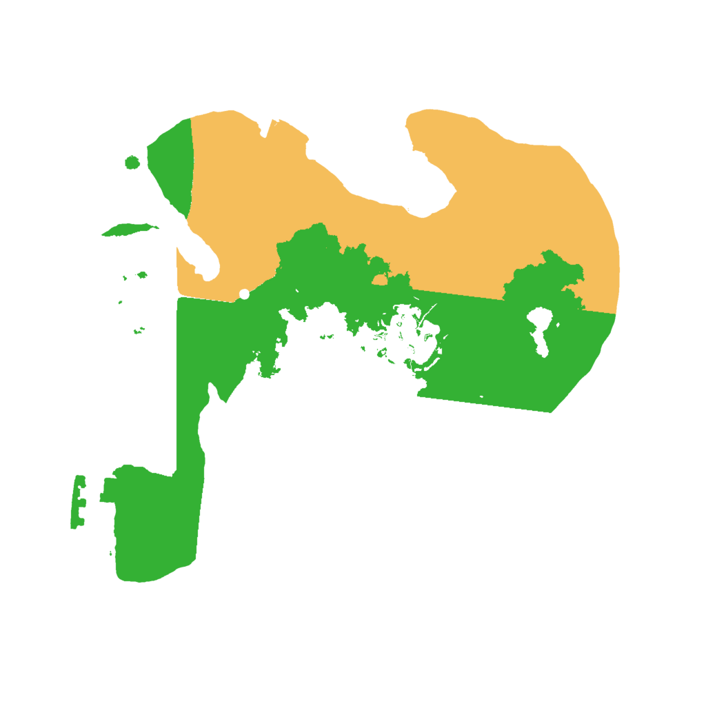 Biome Rust Map: Procedural Map, Size: 2000, Seed: 69520