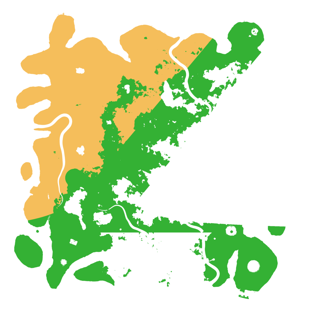 Biome Rust Map: Procedural Map, Size: 4500, Seed: 89506937