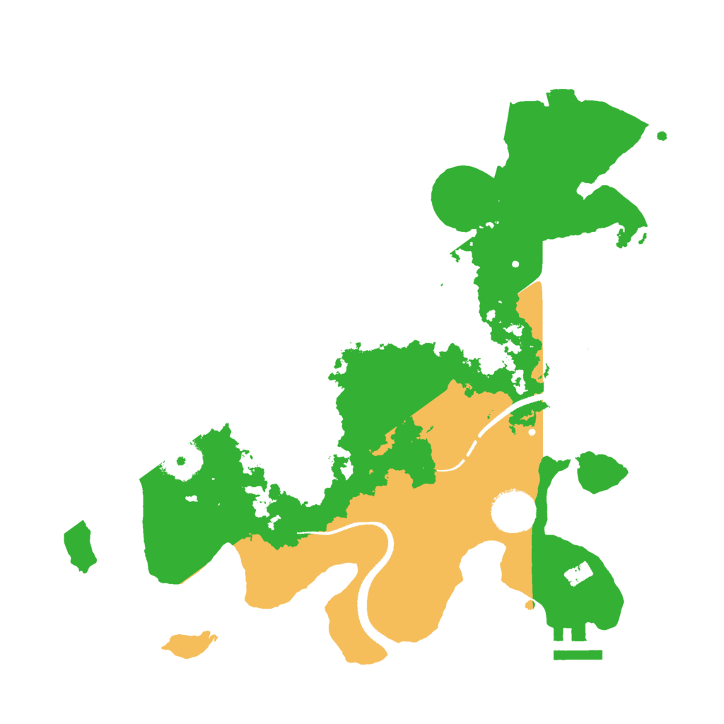 Biome Rust Map: Procedural Map, Size: 3000, Seed: 1942703750