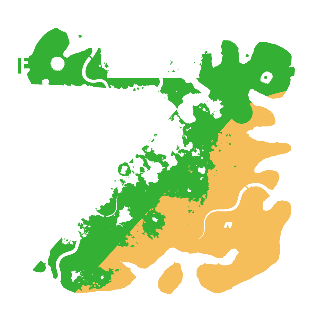Biome Rust Map: Procedural Map, Size: 4000, Seed: 7543563