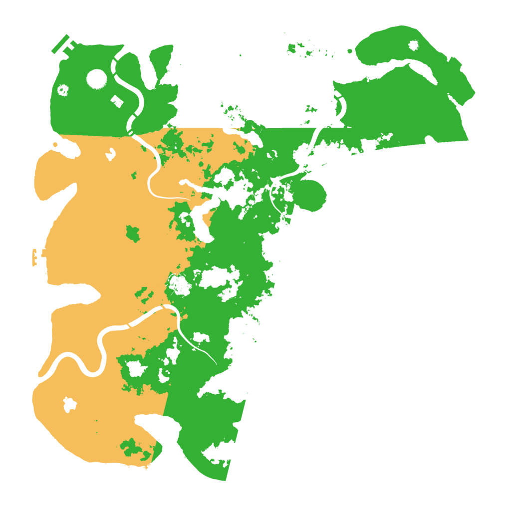 Biome Rust Map: Procedural Map, Size: 4500, Seed: 1214205370