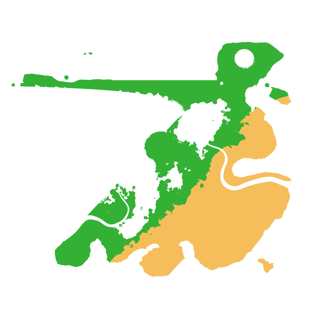 Biome Rust Map: Procedural Map, Size: 3000, Seed: 59500009