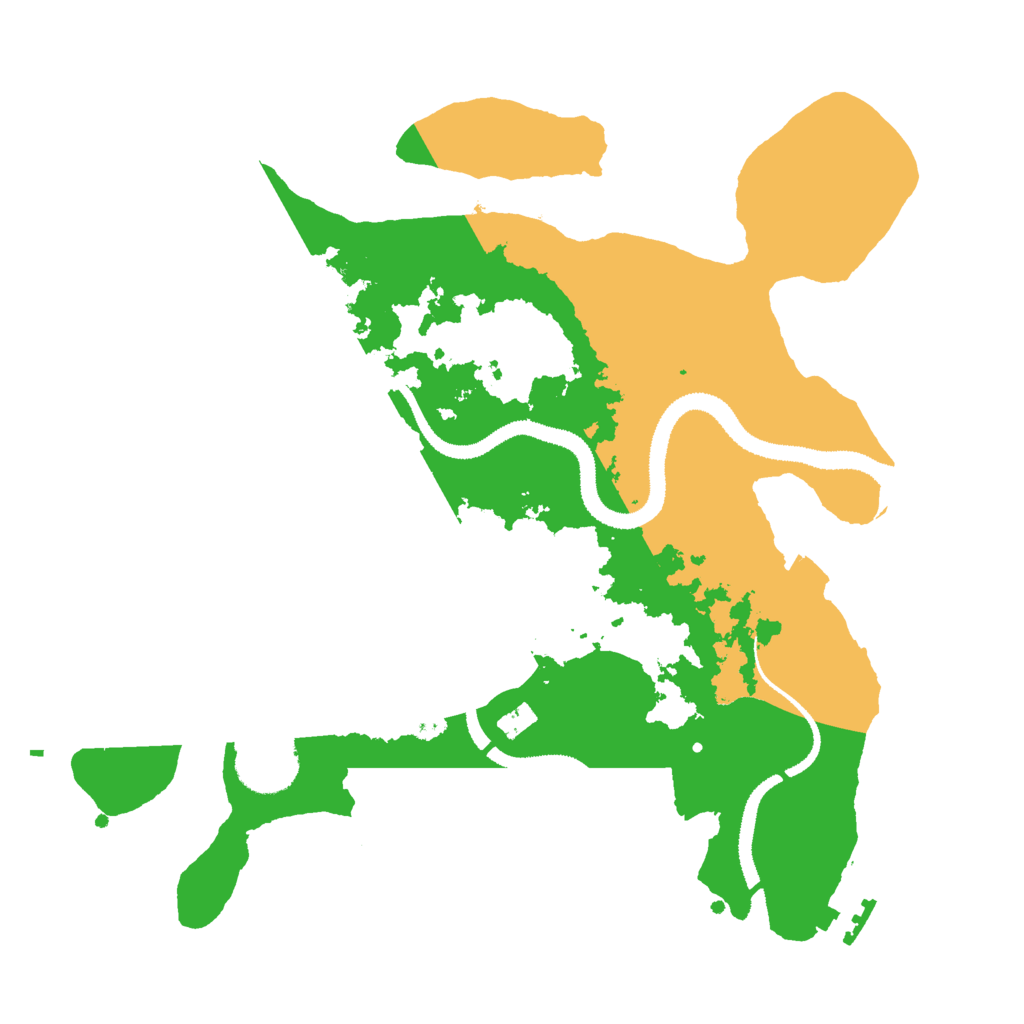 Biome Rust Map: Procedural Map, Size: 3000, Seed: 1779823