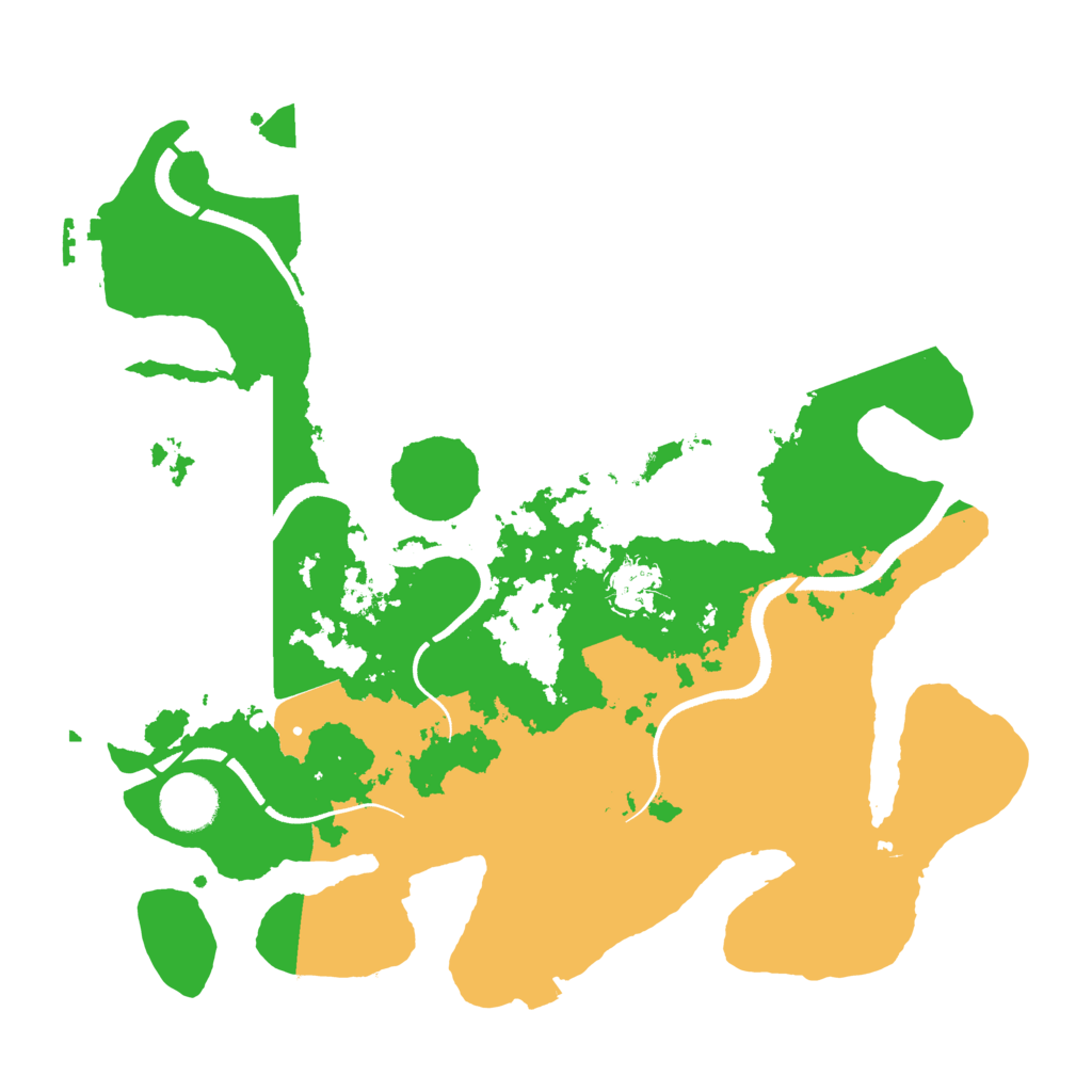 Biome Rust Map: Procedural Map, Size: 3500, Seed: 1964762969