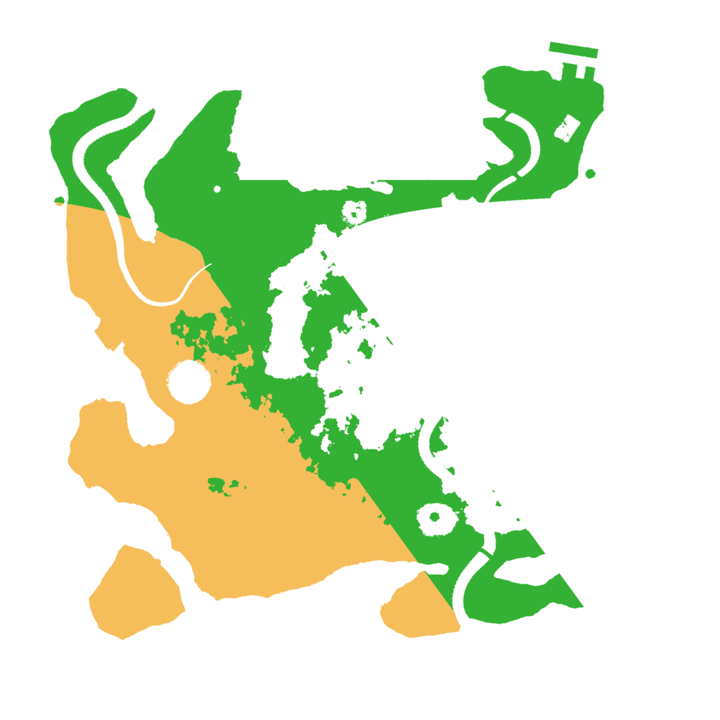 Biome Rust Map: Procedural Map, Size: 3000, Seed: 811224342