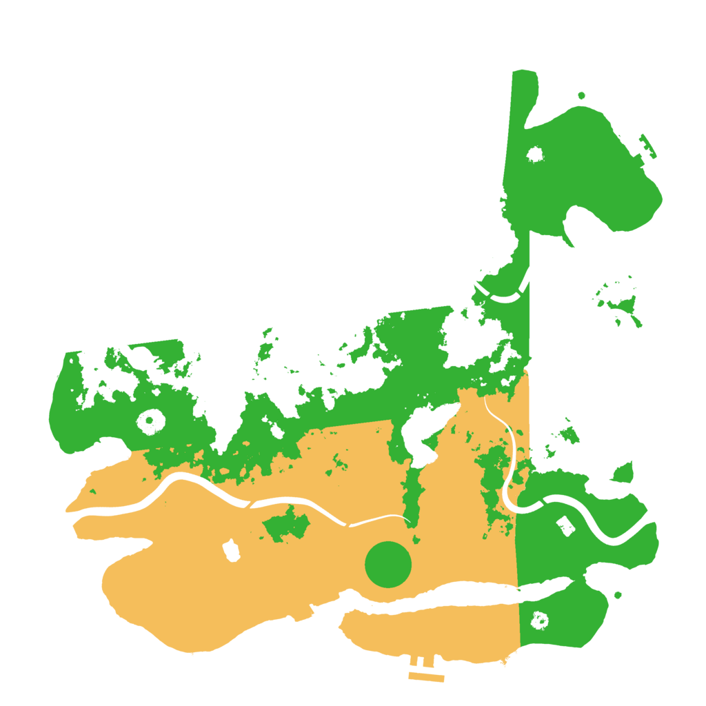 Biome Rust Map: Procedural Map, Size: 4000, Seed: 26714