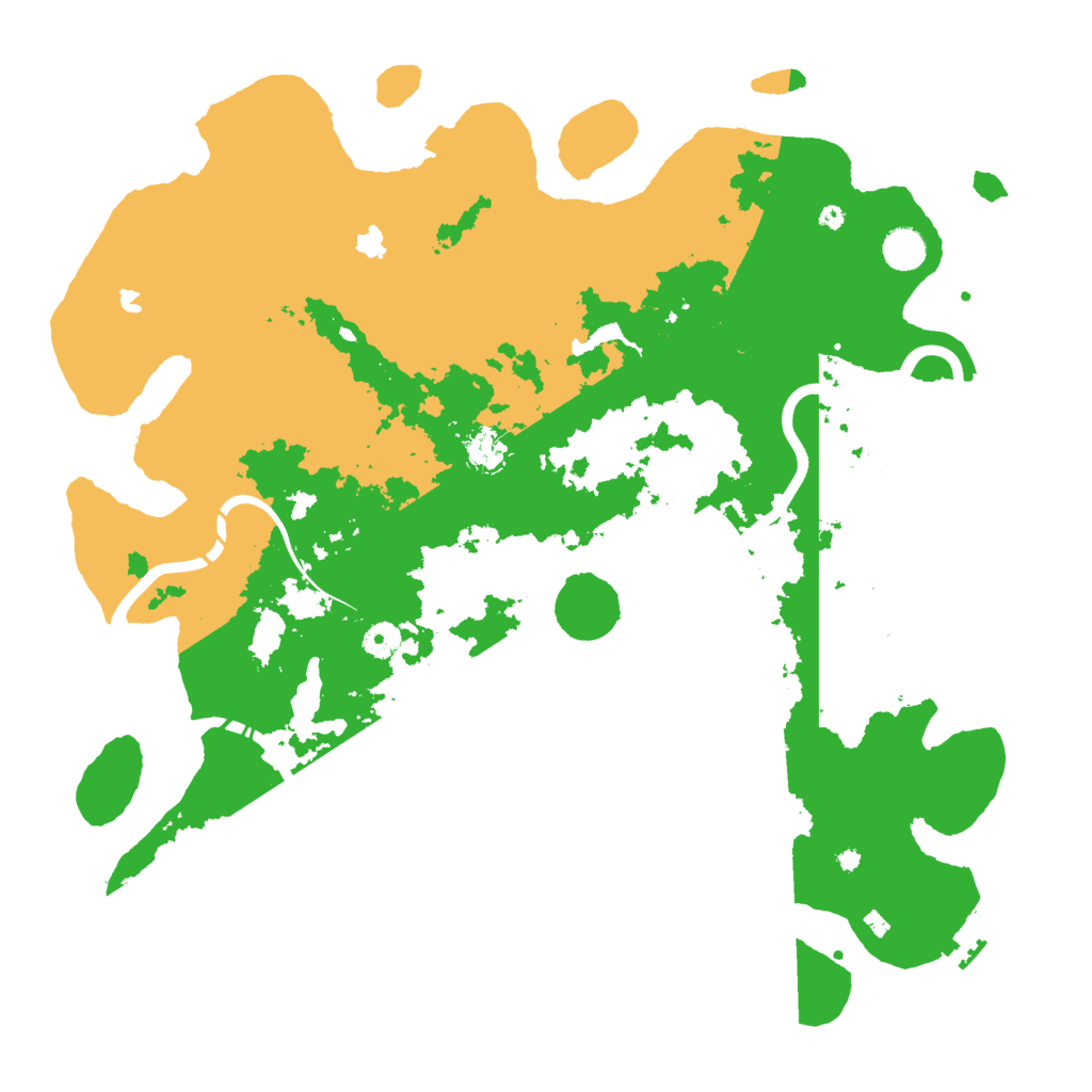 Biome Rust Map: Procedural Map, Size: 4500, Seed: 349086907