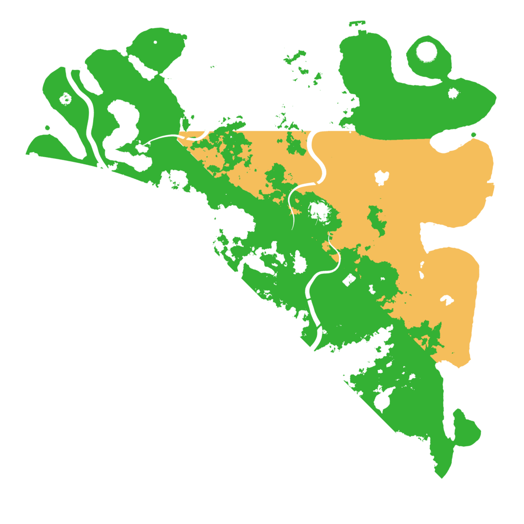 Biome Rust Map: Procedural Map, Size: 4500, Seed: 772802647