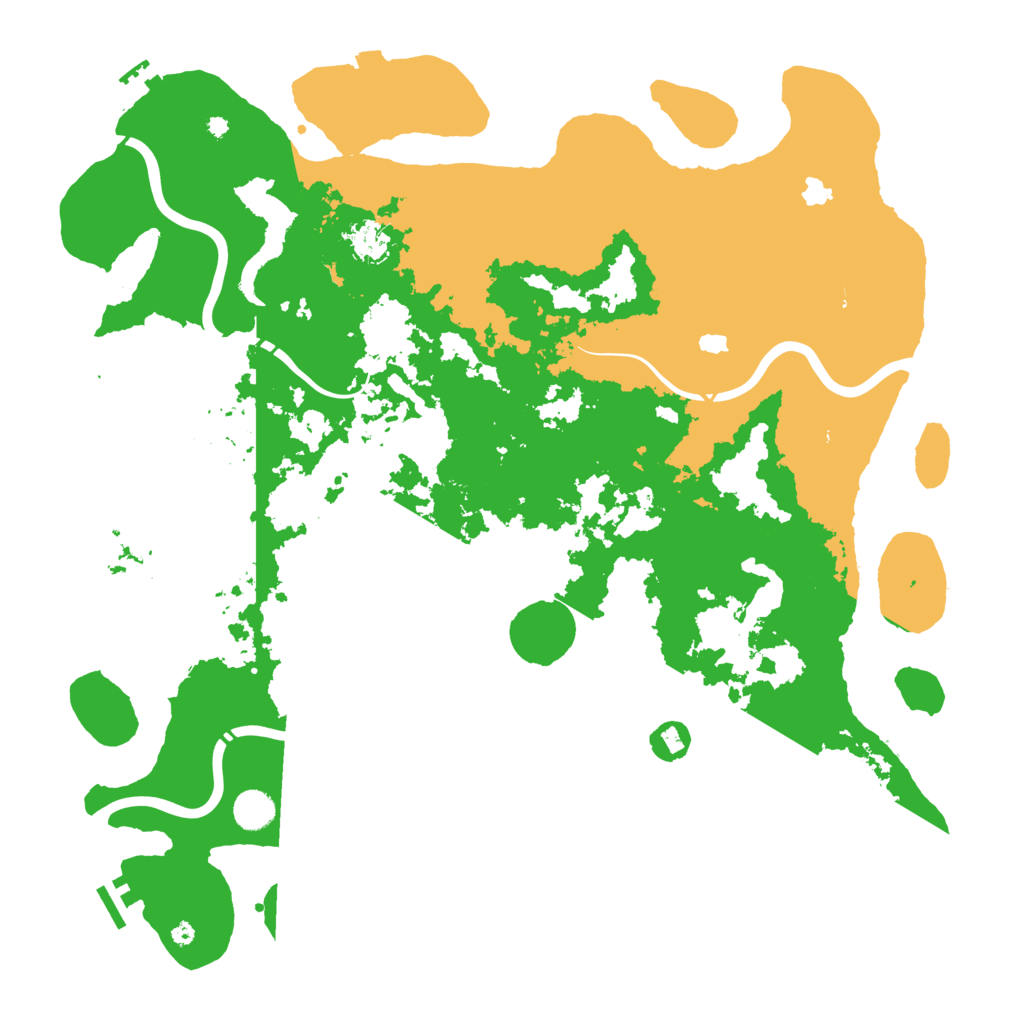 Biome Rust Map: Procedural Map, Size: 4500, Seed: 1190116895
