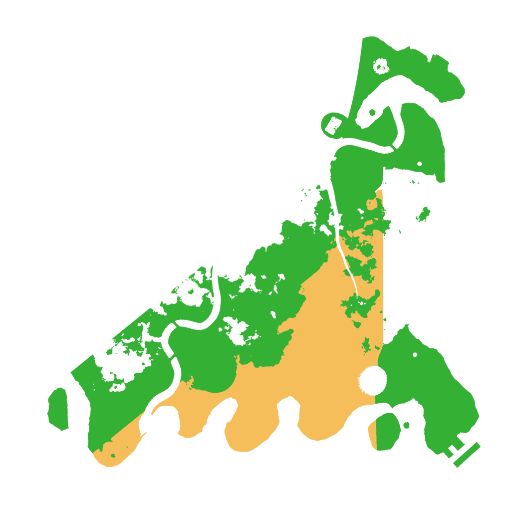 Biome Rust Map: Procedural Map, Size: 3250, Seed: 69345