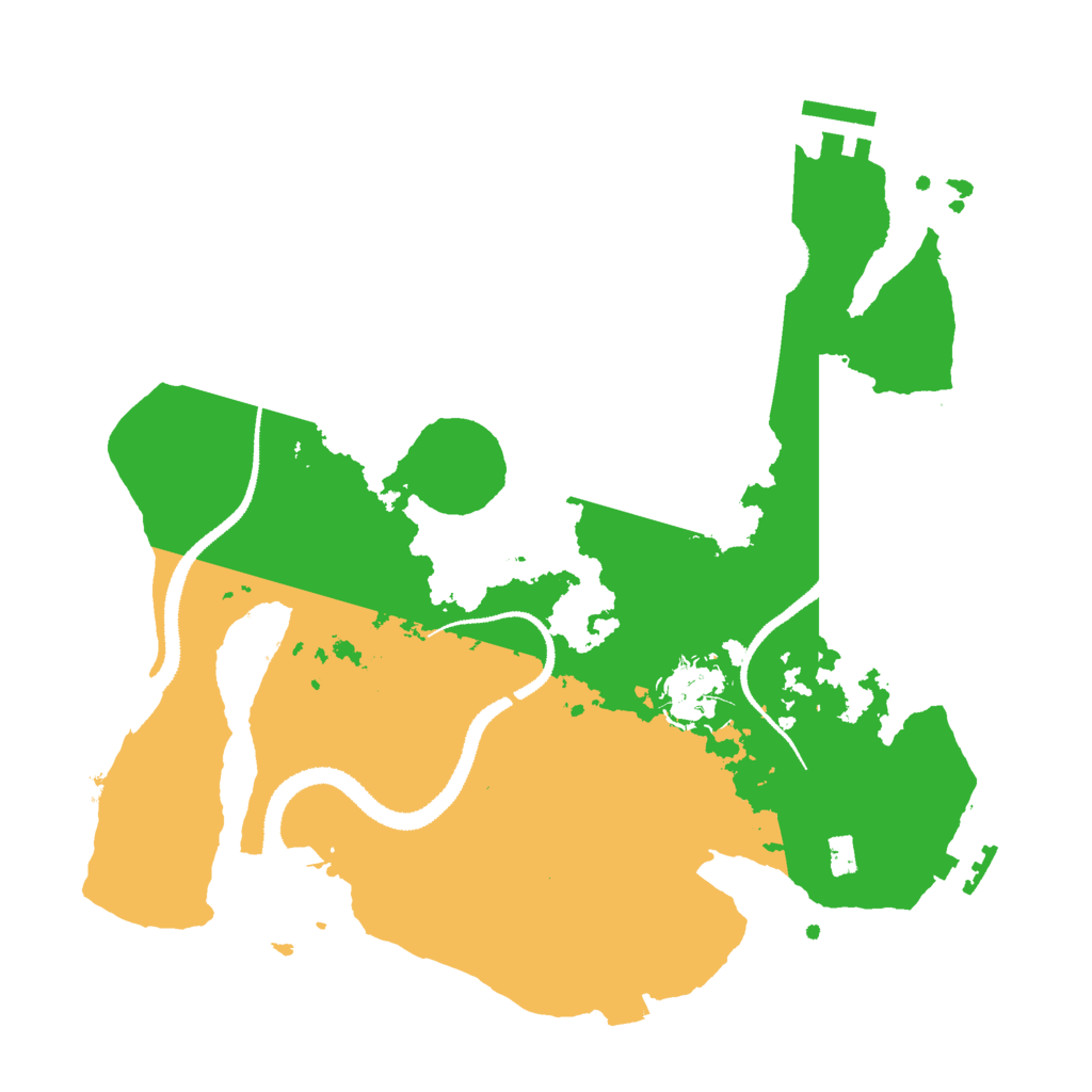 Biome Rust Map: Procedural Map, Size: 3000, Seed: 26217